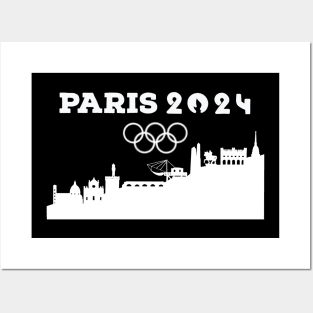 Paris Olympics 2024 with France focus Posters and Art